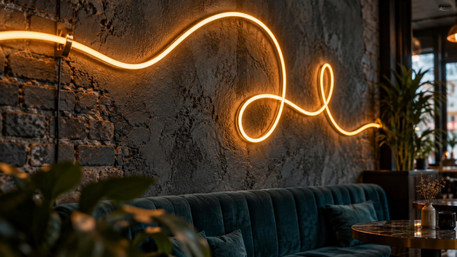 Neon Tabela — gündüz uygulaması — neon tabela